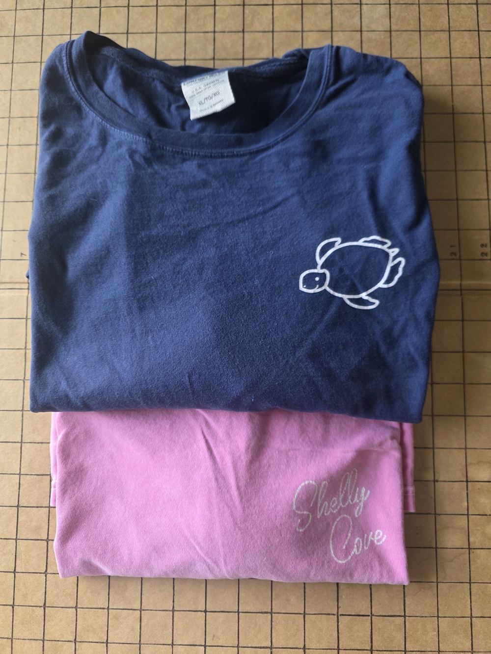 Shelly Cove Comfort Wash Turtle Tee Bundle Lot Size XL